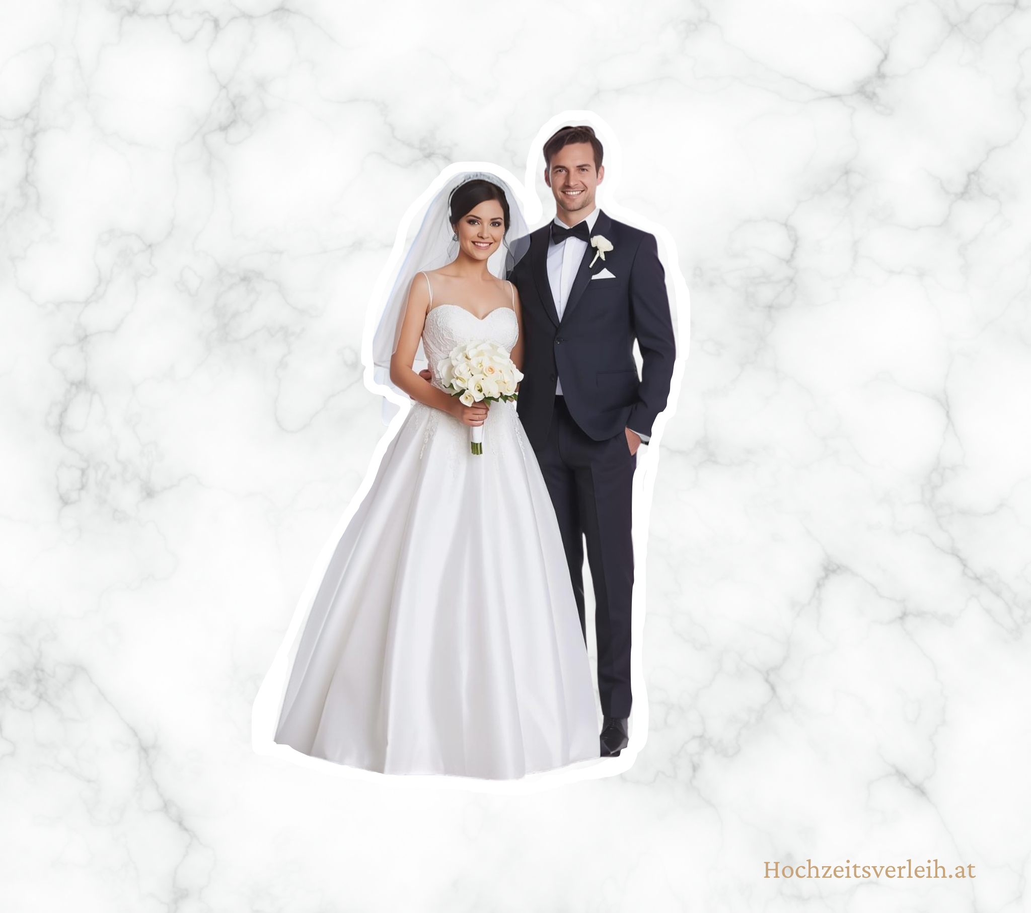 Aufsteller Brautpaar, individualisiert